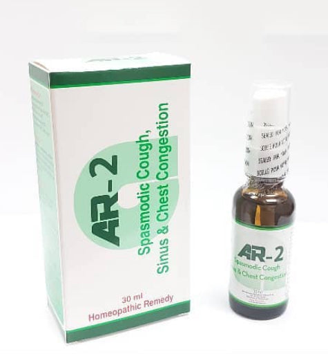 AR-2 – Homeopathic Cough, Sinus & Chest Congestion Relief Spray