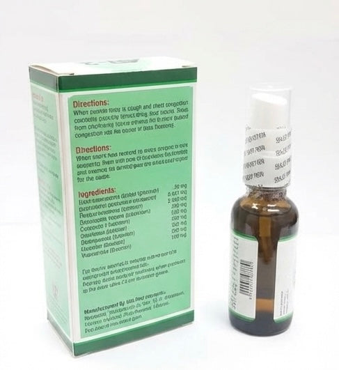 AR-2 – Homeopathic Cough, Sinus & Chest Congestion Relief Spray